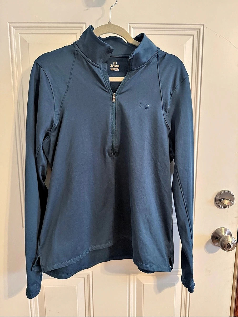 Under Armour Men's Blue Half-Zip Pullover Size XL